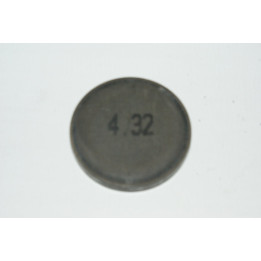 Einstellplättchen Ventil 4.32 mm
