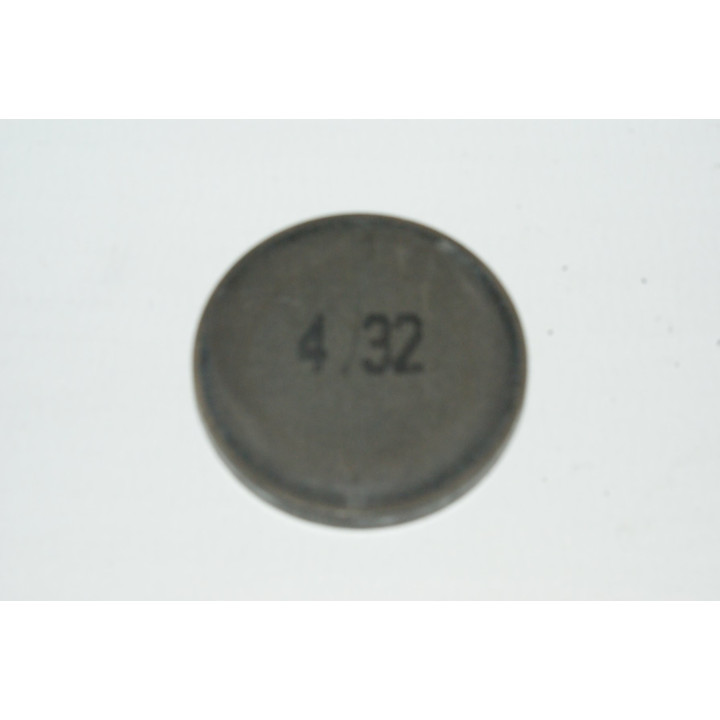 Einstellplättchen Ventil 4.32 mm